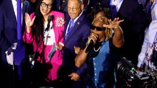 Lil Jon regales the Democratic National Convention in Chicago, where he appeared as a special guest alongside the delegation representing his native Georgia 